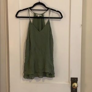 Banana Republic green tank top with adorable back